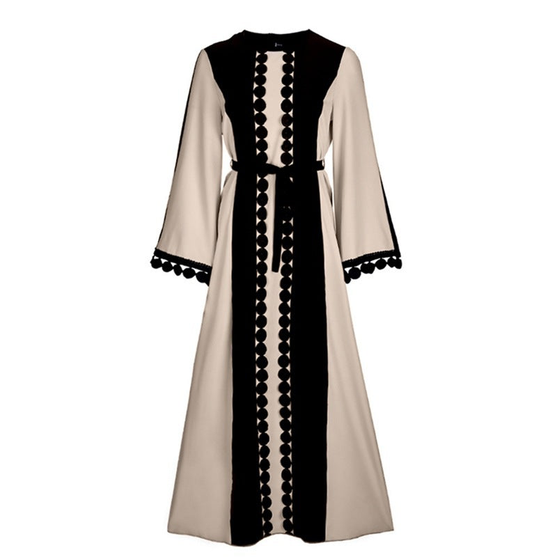 Elegant Women’s Abaya – Luxury Long Sleeve Modest Dress