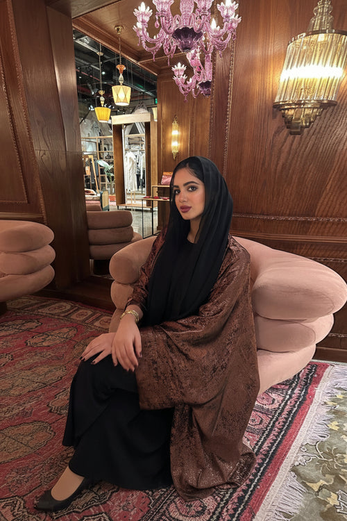 Bronze Veil Abaya