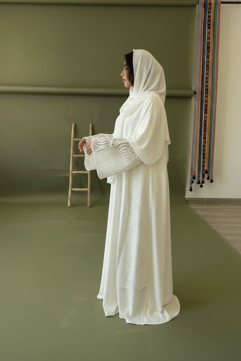 Middle East Muslim Elegant Cardigan Robe